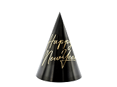 Chapeaux de fête Happy New Year, 16cm (1 pqt. / 6 pc.)
