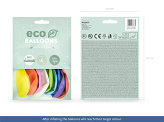 Balony Eco 26cm pastelowe, mix (1 op. / 10 szt.)