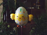 Foil balloon Chick, 78.5x64.5cm, mix
