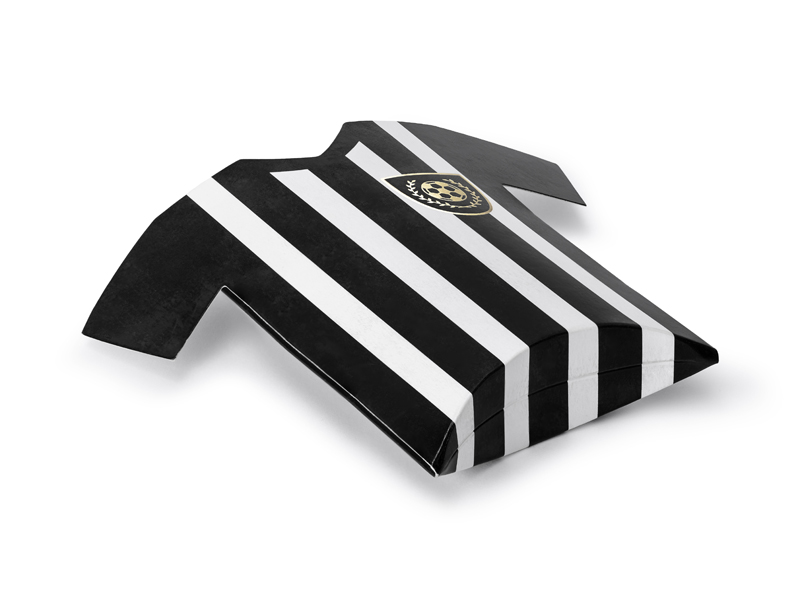 Presentask – Fotbollströjor – mix – 11x2.5 cm – 6-pack