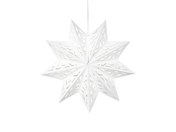 Paper star, 50 cm, white