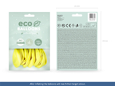 Balony Eco 30cm pastelowe, żółty (1 op. / 10 szt.)