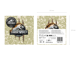 Napkins Jurassic World, 33x33 cm, mix (1 pkt / 20 pc.)
