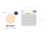 Strong Balloons 30cm, Metallic Bright Orange (1 pkt / 10 pc.)