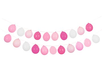 Balloon garland 3in1, pink