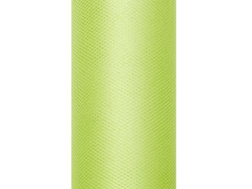 Tulle uni, vert clair, 0.15 x 9m (1 pc. / 9 m.l.)