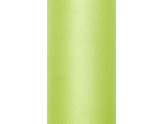 Tulle uni, vert clair, 0.15 x 9m (1 pc. / 9 m.l.)