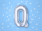 Foil Balloon Letter ''Q'', 35cm, silver