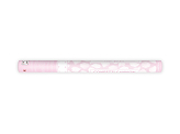 Canon à confettis avec pétales de rose, blanc, 60cm