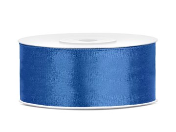 Satin Ribbon, royal blue, 25mm/25m (1 pc. / 25 lm)