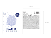 Ballon Strong 30 cm, Lilas clair pastel (1 pqt. / 10 pc.)