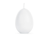 Świeca Jajko, biały, 10 cm