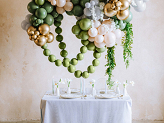 Ballons Strong 12 cm, Pastel Rosemary Green (1 VPE / 100 Stk.)