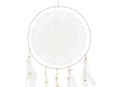 Dream catcher - Feathers, off-white, 30x94 cm