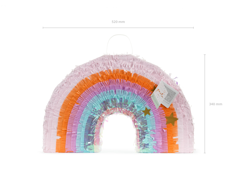 Foldable Pinata - Rainbow, 50x33x10cm - Designer decorations and ideas ...