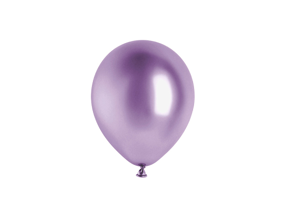 Glossy Ballons 12cm, violett (1 VPE / 50 Stk.)