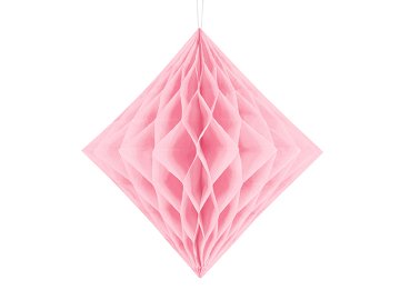 Diament bibułowy, jasny różowy, 20cm