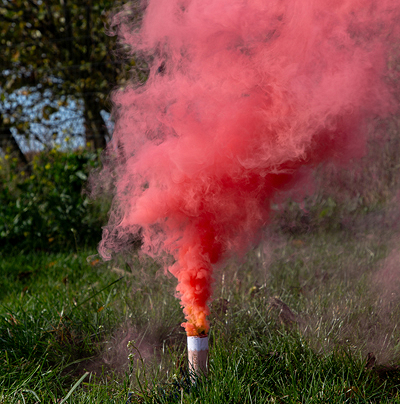 Raca dymna ''It's a Girl'', 22.5 cm, różowy (1 op. / 5 szt.)