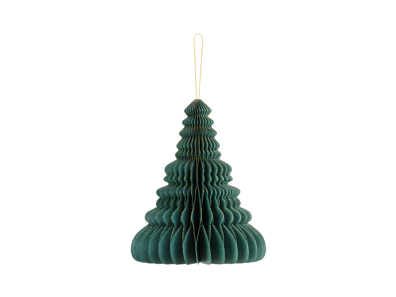Julornament – Julgran – flaskgrön – 20 cm