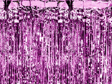 Kurtyna Party, purpurowy, 90 x 250cm
