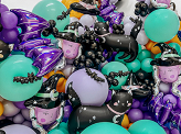 Ballon en aluminium Chat, 96x95 cm, mélange de couleurs