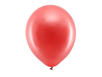 Rainbow Balloons 30cm metallic, red (1 pkt / 100 pc.)