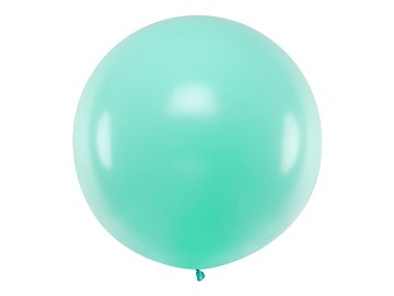 Round Baloon 1m, Pastel Light Mint