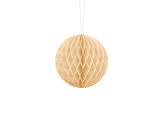 Honeycomb Ball, light cream, 10cm
