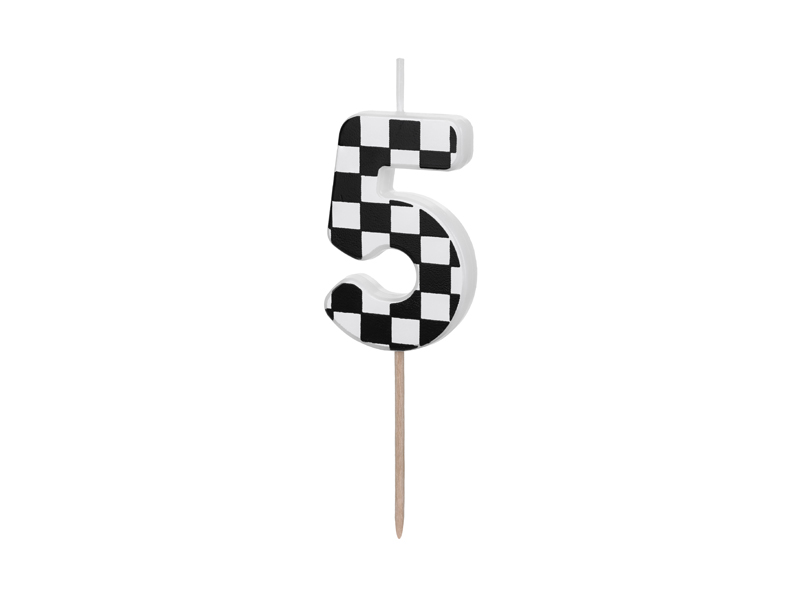 Sifferljus – siffra 5 – 5.5 cm
