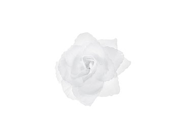 Roses autocollantes, blanches, 9cm (1 pqt. / 24 pc.)
