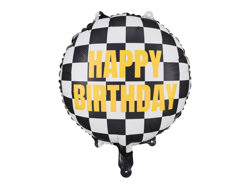 Folieballong – Happy Birthday – mix – 45 cm