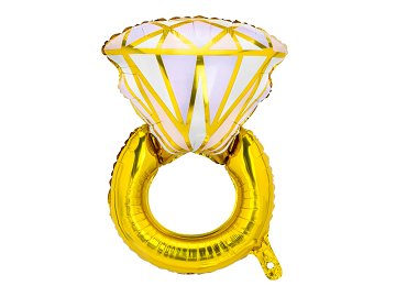Folienballon Ring, 60x95cm, Mix
