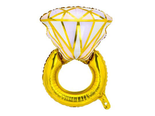 Folienballon Ring, 60x95cm, Mix