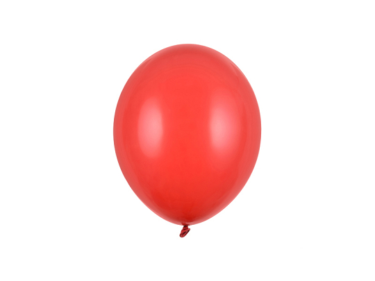 Ballons Strong 23 cm, Pastel rouge coquelicot (1 pqt. / 100 pc.)