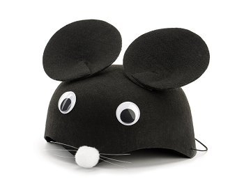 Maus-Mütze, schwarz