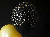 Ballons 30 cm, Chauve-souris, Noir Pastel (1 pqt. / 50 pc.)