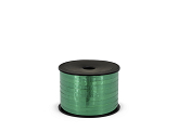 Wstążka plastikowa metalizowana 5mm/90m, ciemnozielony