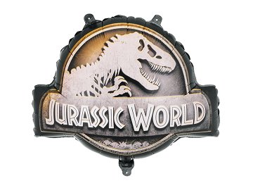 Foil balloon Jurassic World Logo, 45x37 cm, mix
