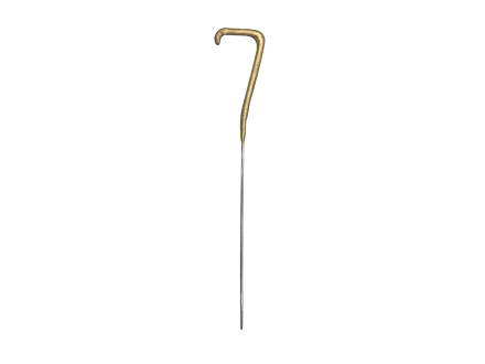 Wunderkerze Zahl 7, gold, 15 cm