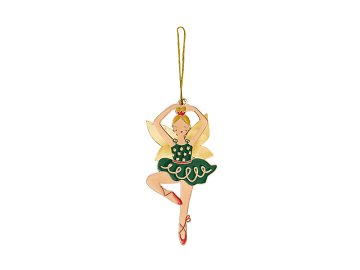 Metal hanging decoration Ballerina, mix, 5x10cm