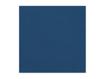 Serwetki papierowe, granatowy, 33x33cm (1 op. / 20 szt.)