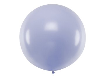Runder Ballon 1m, Pastel Light Lilac