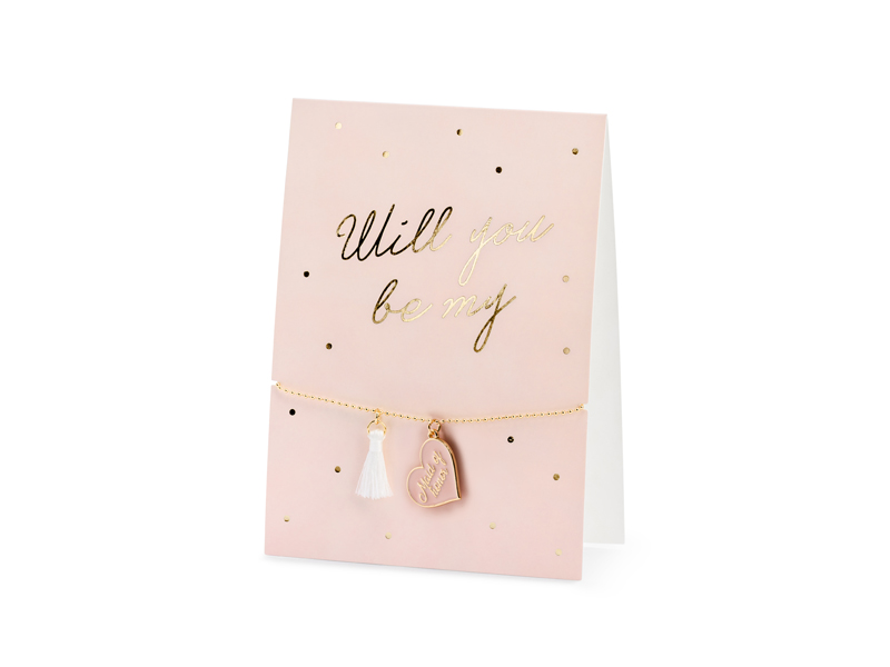 Grattiskort – bracelet Will you be my Maid of honor – 10.5x14.8 cm