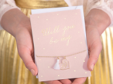 Carte avec bracelet Will you be my Maid of honor, 10.5x14.8cm