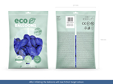 Ballons Eco 30 cm pastel, ultramarine (1 pqt. / 100 pc.)