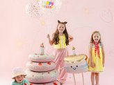 Ballon aluminium Bubble Points, 60 cm, transparent