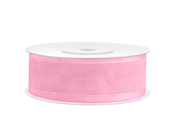 Chiffon Ribbon, light pink, 25mm/25m (1 pc. / 25 lm)