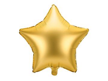 Foil balloon Star, 48cm, gold