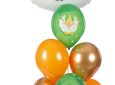 Ballons Strong 30 cm, Cerf, Vert émeraude pastel (1 pqt. / 50 pc.)