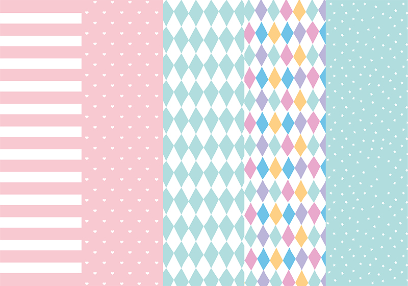 Presentpapper – mix – 68.5x100 cm – 50-pack